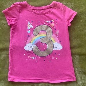 The Children’s Place 3rd birthday shirt